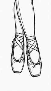 Line Art Pointe Vector
