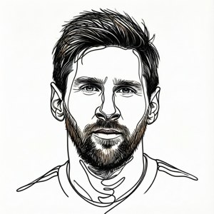 Line Art Portrait