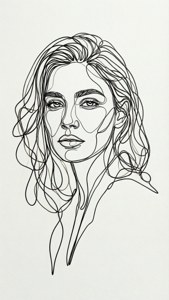 Line Art Portrait
