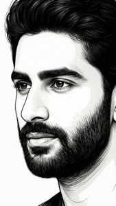 Line Art Portrait