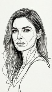 Line Art Portrait