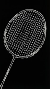 Line Art Racket Minimalist