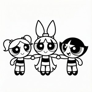 Line Art Sisters