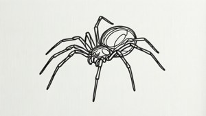 Line Art Spider