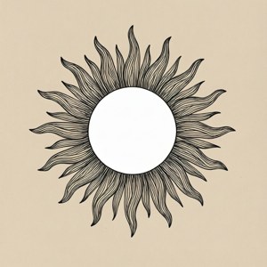 Line Art Sun