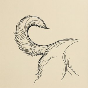 Line Art Tail