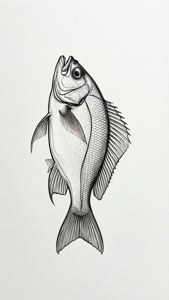 Line Art Tilapia