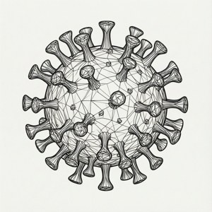Line Art Virus
