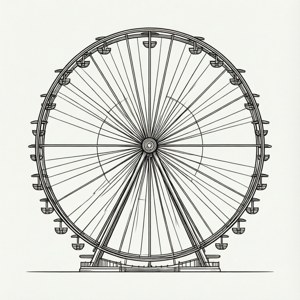Line Art Wheel
