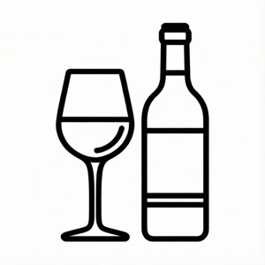 Line Art Wine Set
