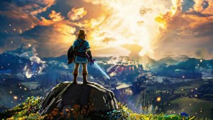 Link's Sunset Over Hyrule