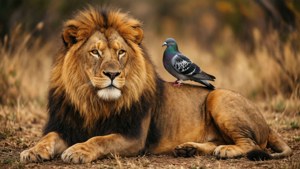 Lion and Dove