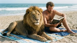Lion and Steven Relax