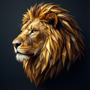 Lion Poly Regal