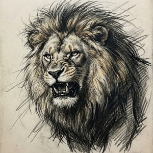 Lion Sketch