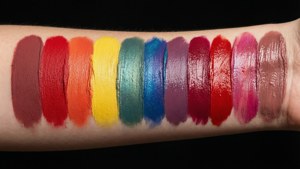 Lipstick Swatch Rainbow