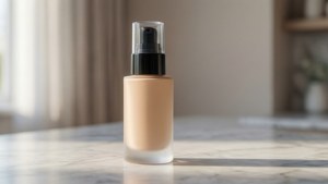 Liquid Foundation on Marble
