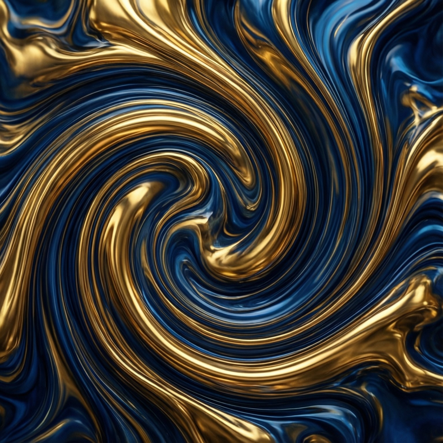 Liquid Gold Flow by Wallpapers.art Studio