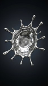 Liquid Metal Splat