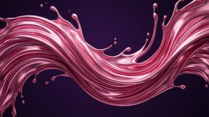 Liquid Metallic Pink Banner