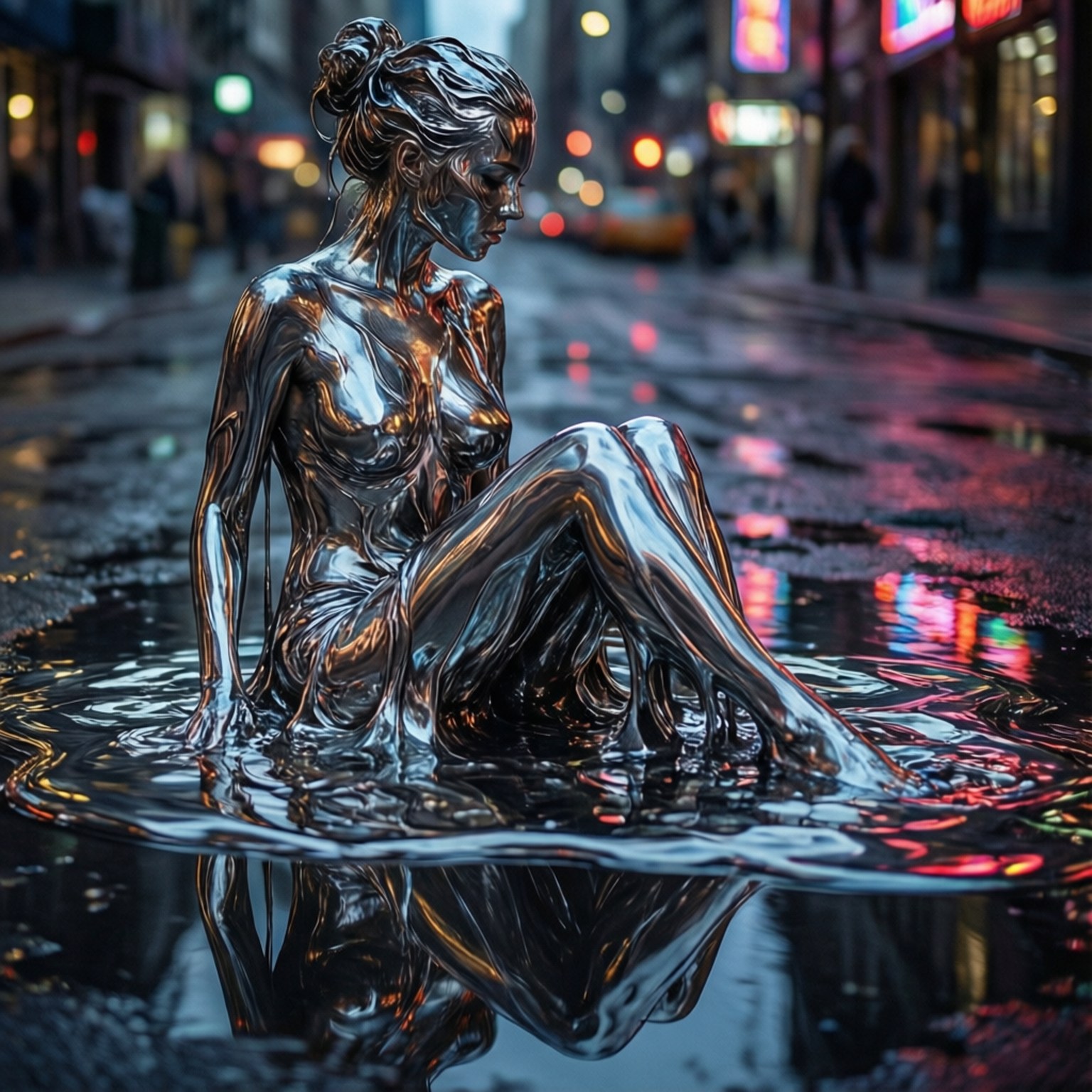 Liquid Mirror by Wallpapers.art Studio
