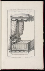 Lit à la Duchesse, orné de Sculptures et totalement fini