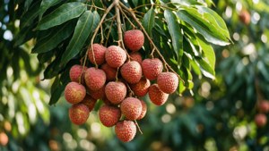 Litchi on Branch