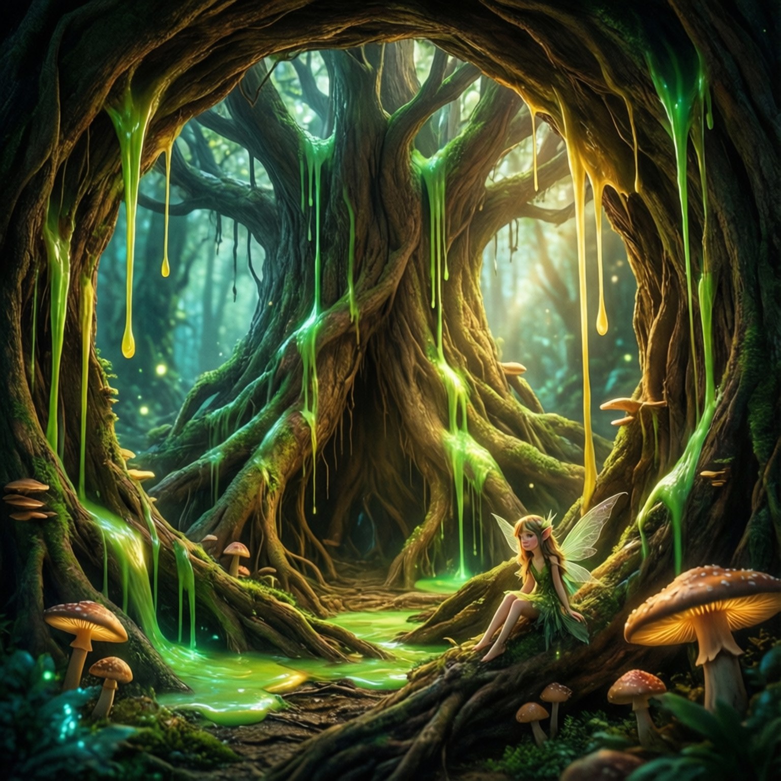 Living Tree Cathedral by Wallpapers.art Studio