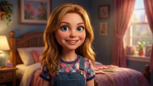 Lizzie in Her Room