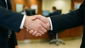 Loan Agreement Handshake