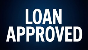 Loan Approved Typography