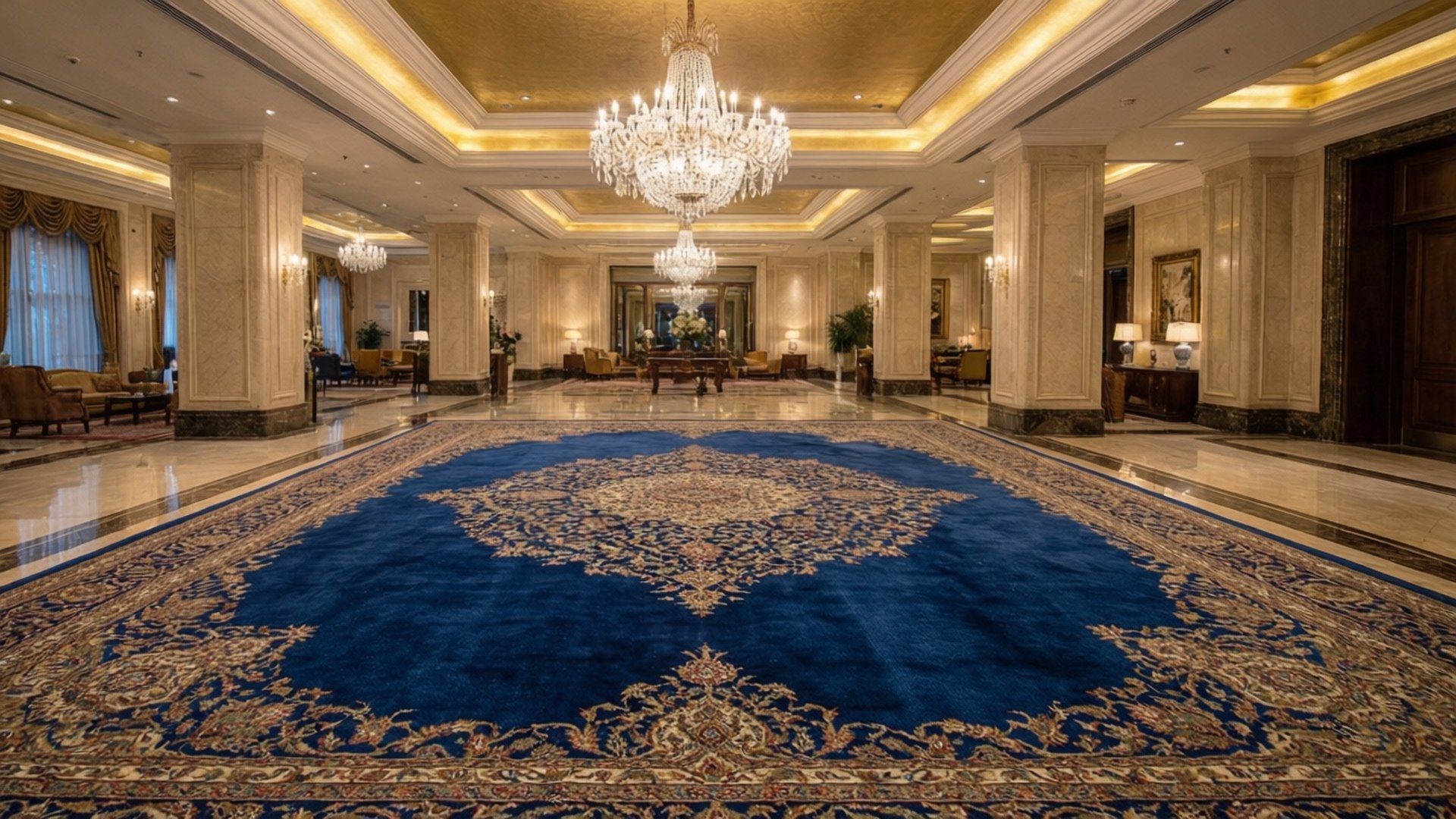 Lobby Luxury Carpet by Wallpapers.art Studio