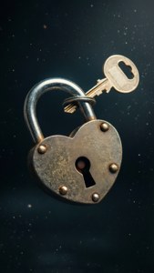 Lock and Key Heart