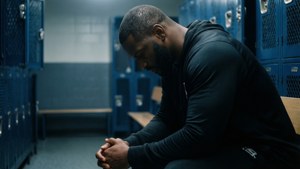 Locker Room Reflection