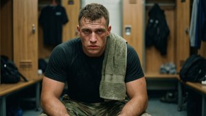 Locker Room Reflection