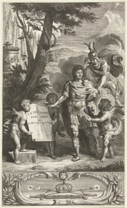 Lodewijk de XIV in Romeins keizerskostuum