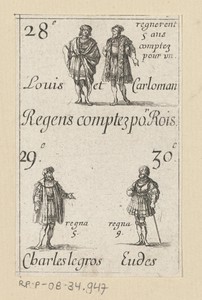 Lodewijk III, Karloman II, Karel III en Odo I