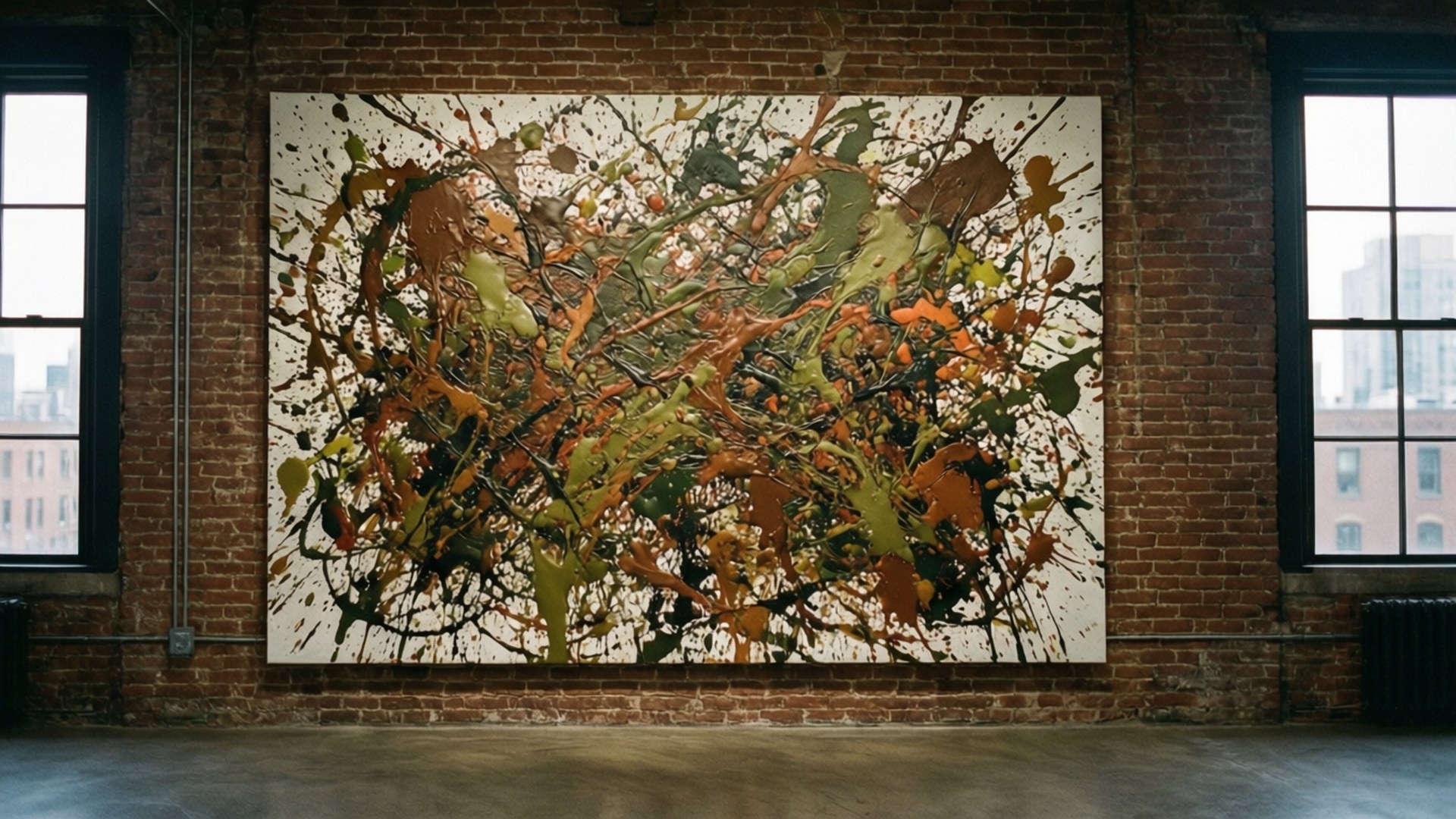 Loft Splatter Scene by Wallpapers.art Studio