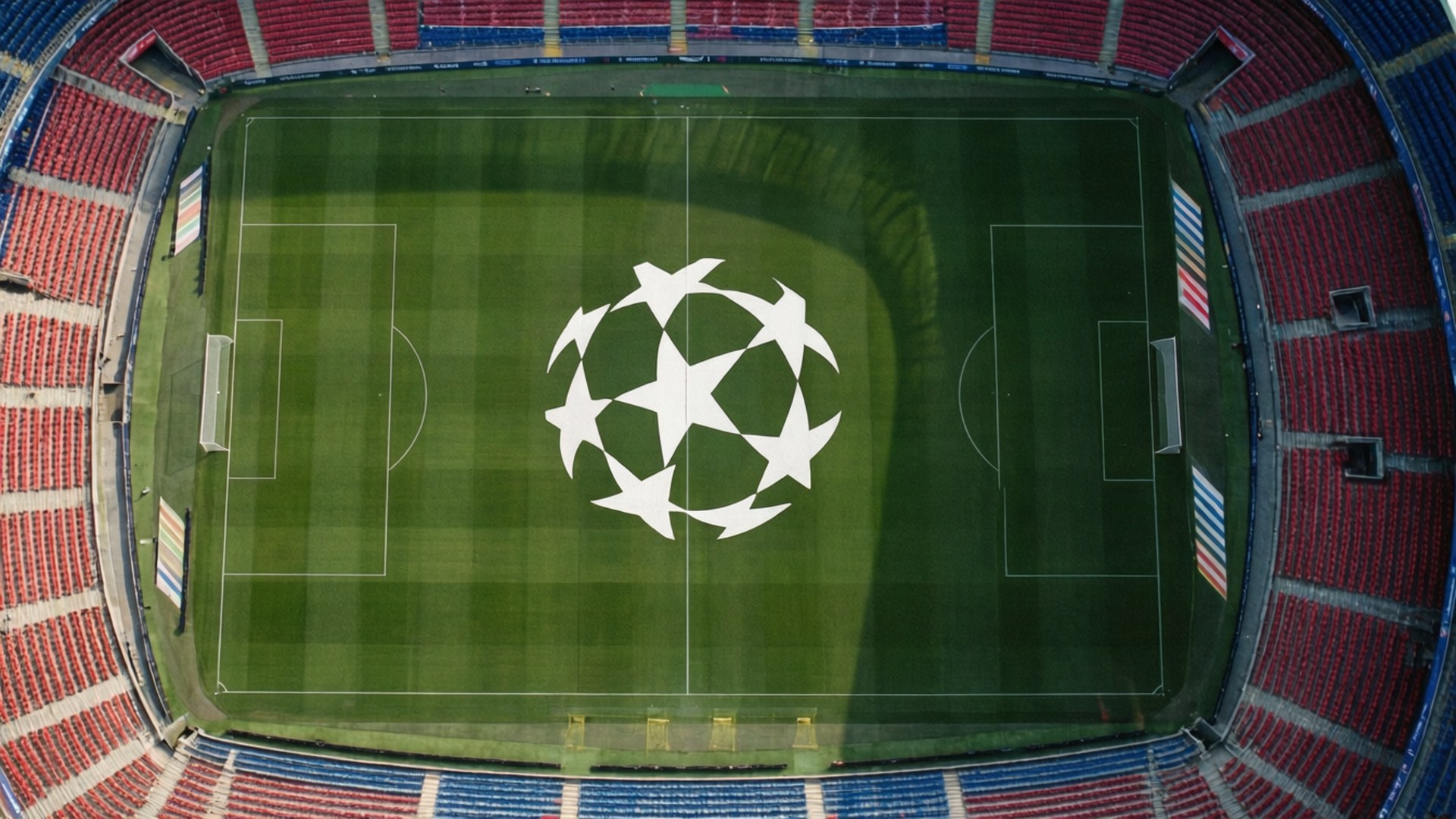 Logo on Pitch Aerial by Wallpapers.art Studio
