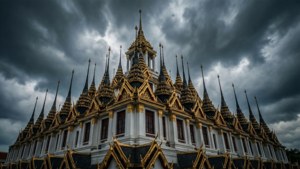 Loha Prasat Stormy Sky