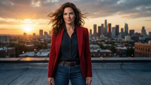 Lois on the Rooftop