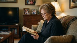 Lois Reading Quietly