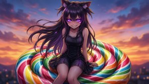 Lollipop Queen Sunset