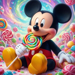 Lollipop Treat Baby Mickey