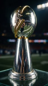 Lombardi Trophy Close-Up