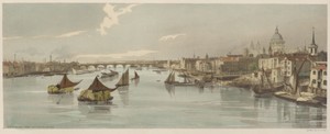 London As It Is:  Blackfriars, from Southwark Bridge