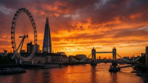 London Skyline Sunset