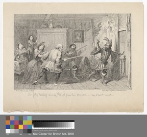London. The Boar's-head Tavern in Eastcheap: 'Henry IV Part II,' Act II, Scene IV