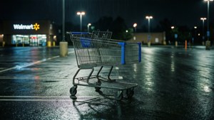 Lone Cart at Night