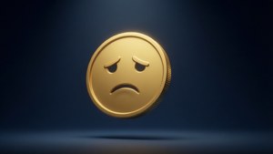 Lone Coin Sad Face